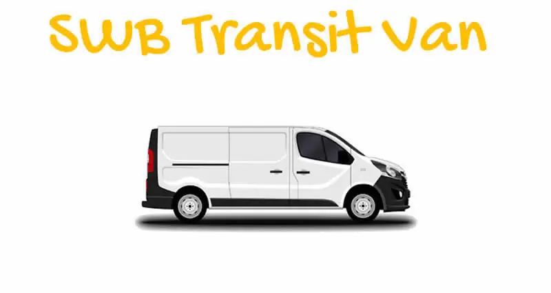 Short Wheel base (SWB) transit van with man London 